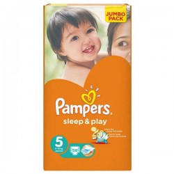 Подгузники, Pampers (Памперс) 11-18 кг р. 5 58 шт слип энд плей джуниор