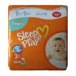 Подгузники, Pampers (Памперс) 5-9 кг №100 Слип энд Плей миди с ромашкой