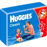 Подгузники, Huggies (Хаггис) 4-9 кг №54 классик миди